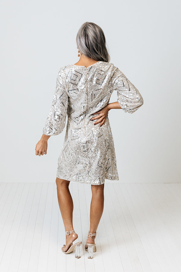 Regal Attire Sequin Dress Image - 5