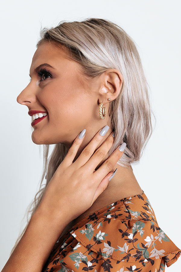 Take In The Sights Hoop Earrings Image - 1