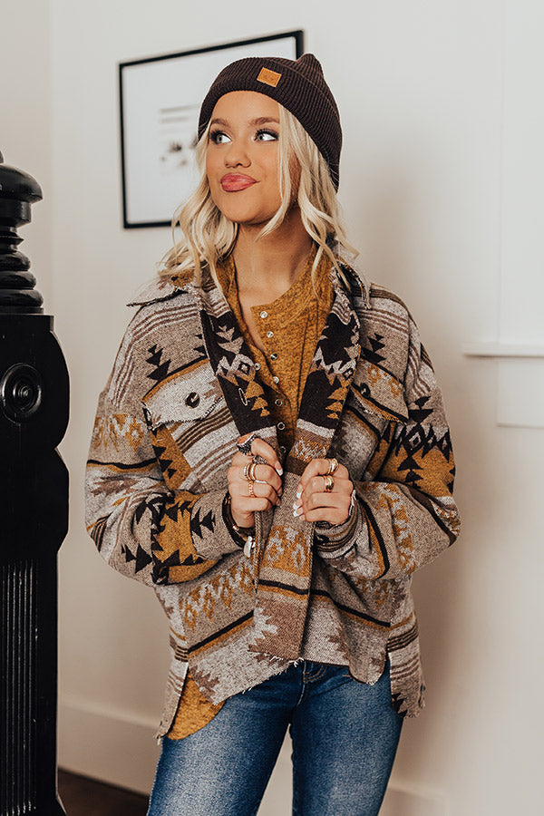 Writers Retreat Jacket In Mocha Image - 1