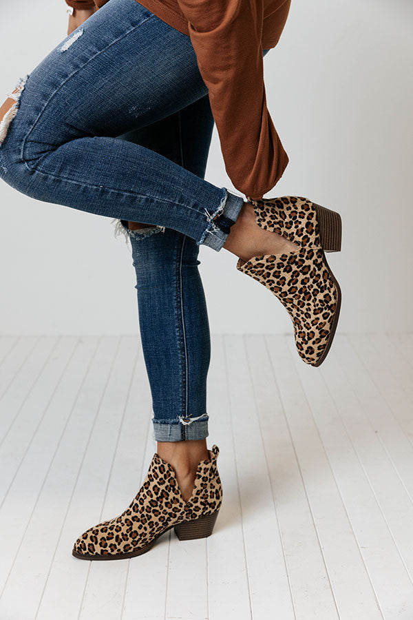 Cherish Leopard Bootie Image - 1