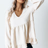 Mythical Moment Shift Top In Cream Image - 1