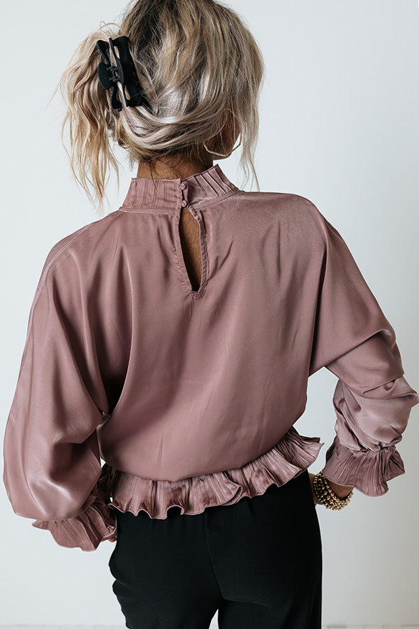 Stating Facts Shift Top In Dusty Purple Image - 4