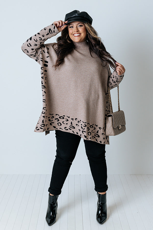 Make Way For Wonderful Sweater In Mocha Curves Image - 1