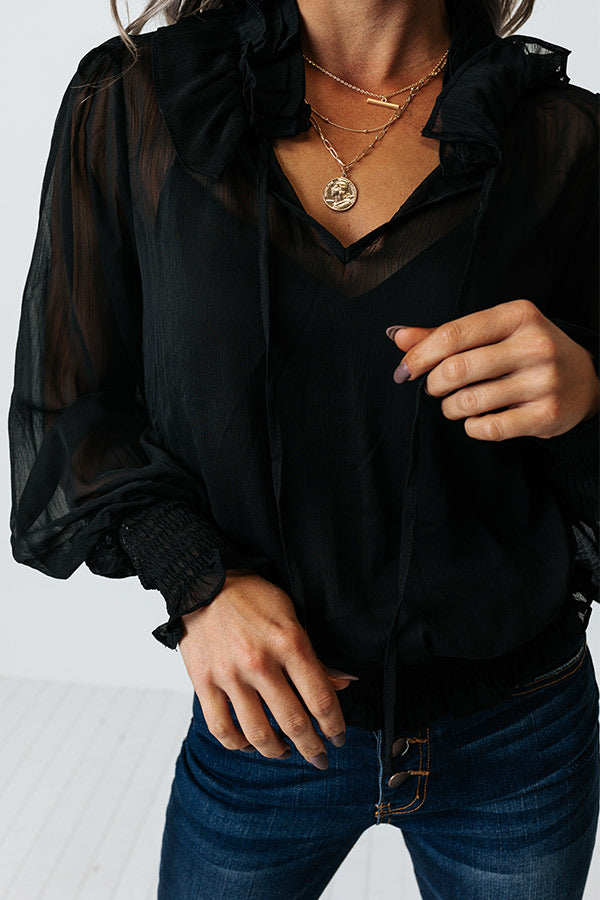 Just What I Needed Ruffle Top Image - 2