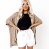 Major Milestone Knit Cardigan In Iced Latte Image - 1