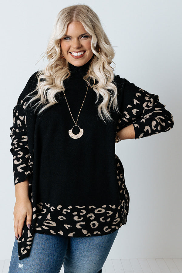 Make Way For Wonderful Sweater In Black Curves Image - 1