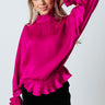 Stating Facts Shift Top In Fuchsia Image - 1