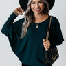 Park Slope Shift Top In Teal Image - 1
