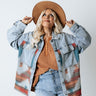Arizona Bonfire Denim Jacket Curves Image - 1