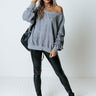 Espressos On Me Sweater In Slate Image - 1