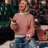 Cabin Meetup Knit Sweater In Red Image - 1