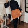 The Wynn Ruffle Skirt In Camel Image - 1