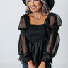 Compliments Everywhere Smocked Top Image - 1