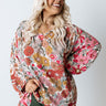 Feeling So Free Floral Shift Top in Fuchsia Curves Image - 1