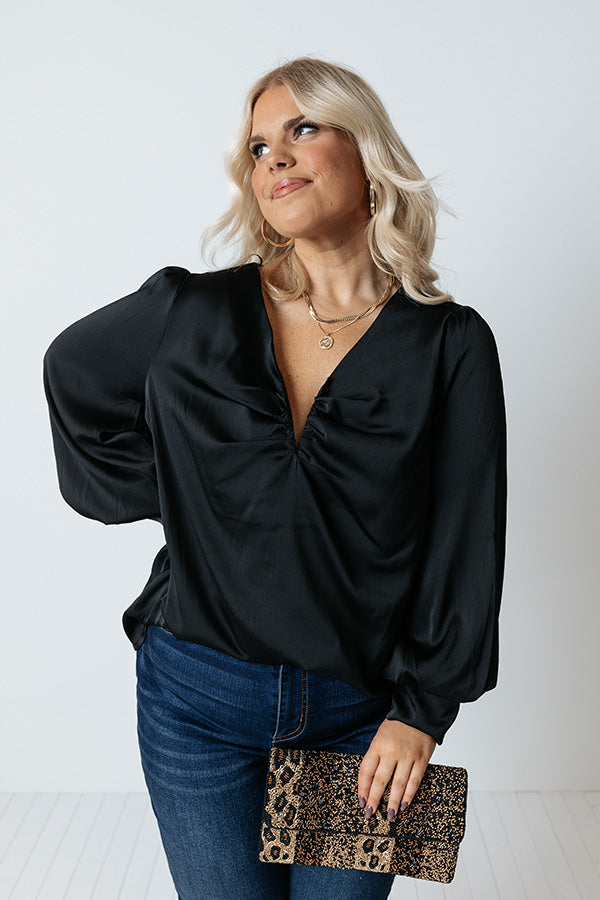 Chic Sweetheart Top In Black Image - 1