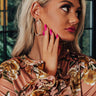 Glittering Skies Hoop Earrings Image - 1