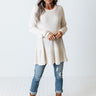 Worth The Wait Shift Top In Cream Image - 1