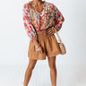 Feeling So Free Floral Shift Top in Fuchsia Image - 1