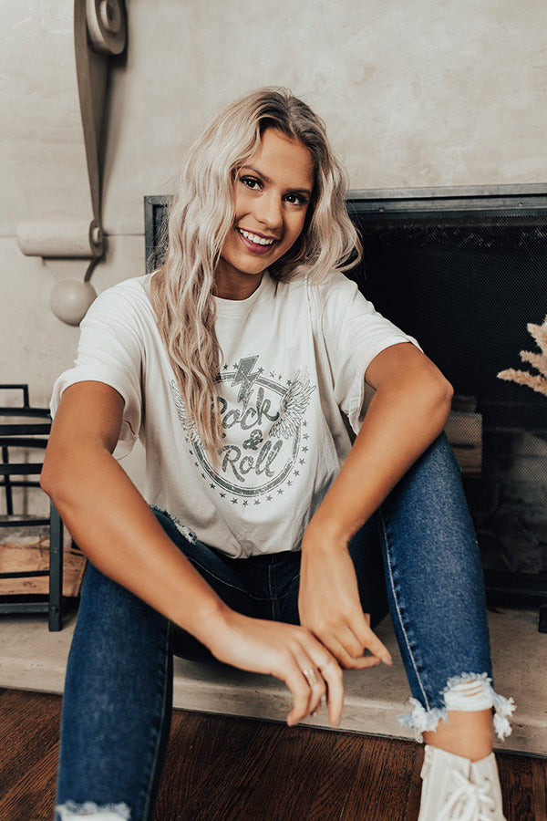 Rock And Roll Graphic Tee Image - 2