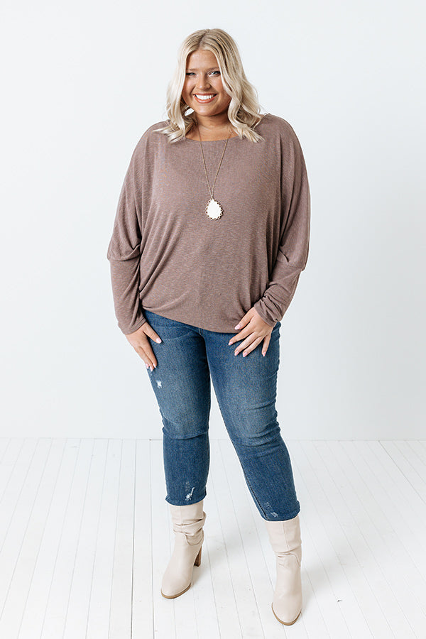 Park Slope Shift Top In Dusty Purple Curves Image - 2