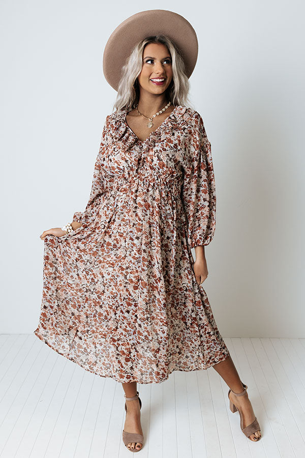 Wayside Floral Midi Image - 2