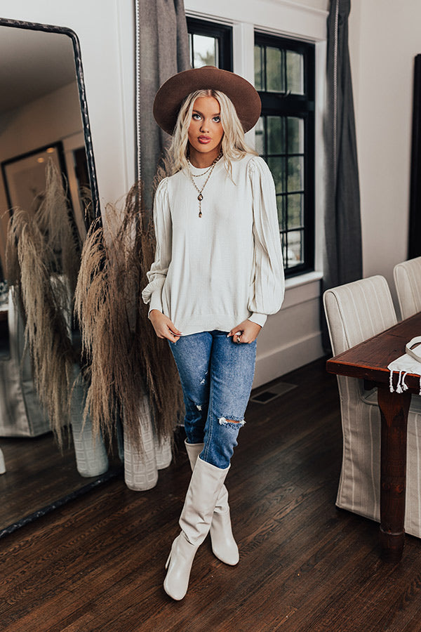 Act Out Of Love Top In Cream