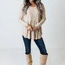 Amazing Ideas Floral Babydoll Top In Khaki Image - 1