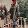Brisk Stroll Tunic Sweatshirt in Deep Forest Image - 1