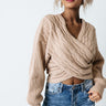 Always Flirting Sweater In Iced Latte Image - 1
