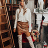 Undercover Sweetness Knit Sweater In Cream Image - 1