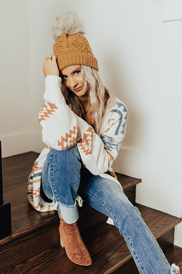 Seasons Keep Changing Knit Cardigan In Ivory Image - 2