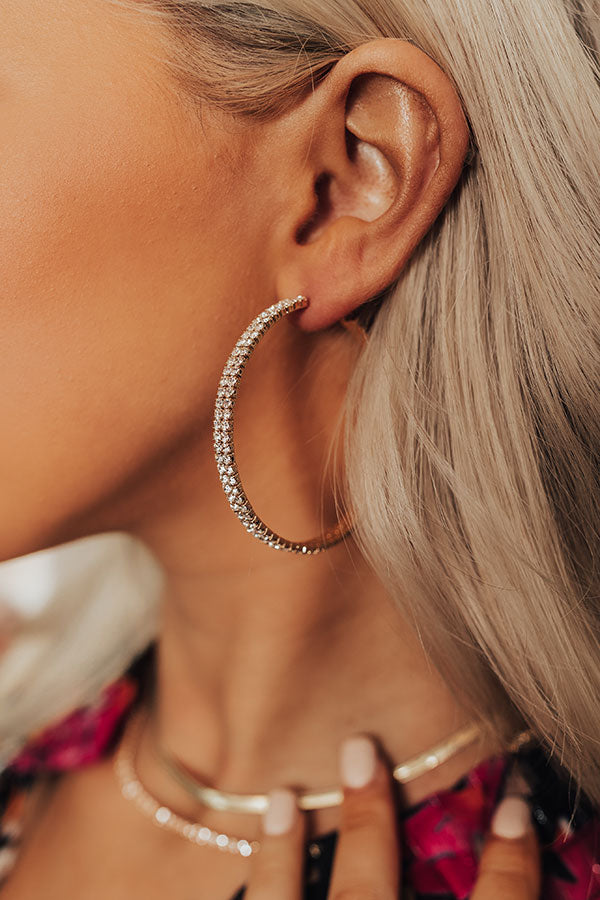 Skip To The Good Part Hoop Earrings Image - 2