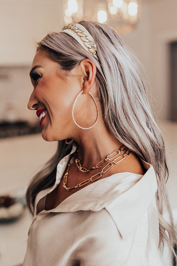 Romantic Remix Earrings In Gold