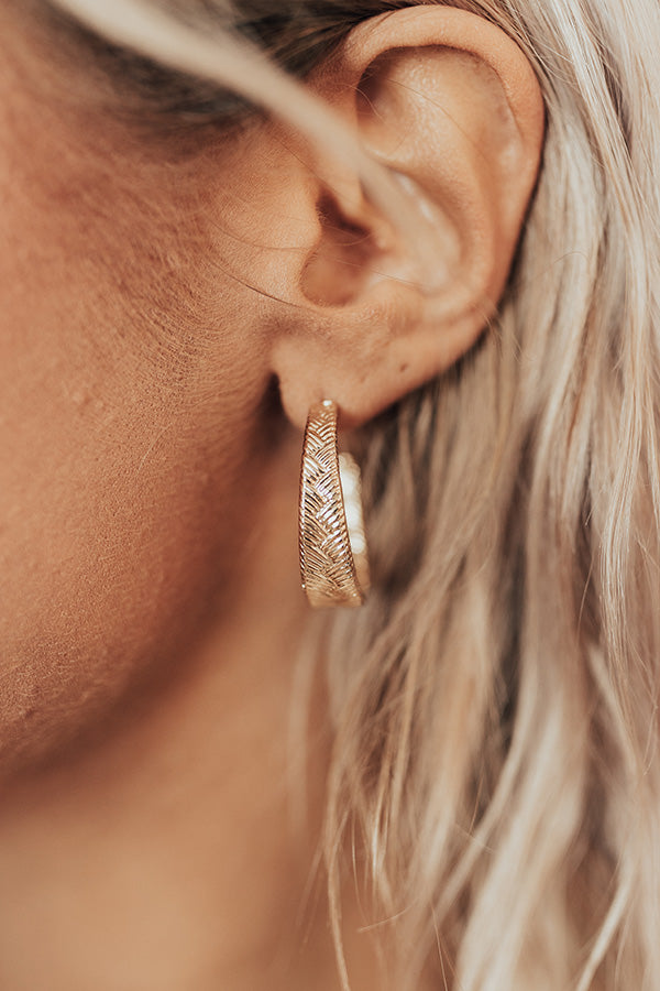 Celebrity Chic Hoop Earrings Image - 2