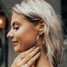 Regal Attire Hoop Earrings Image - 1