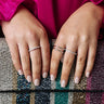 Kendra Scott Livy Ring Set Of 3 in Silver Image - 1