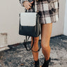 Well Played Faux Leather Backpack In Black Image - 1