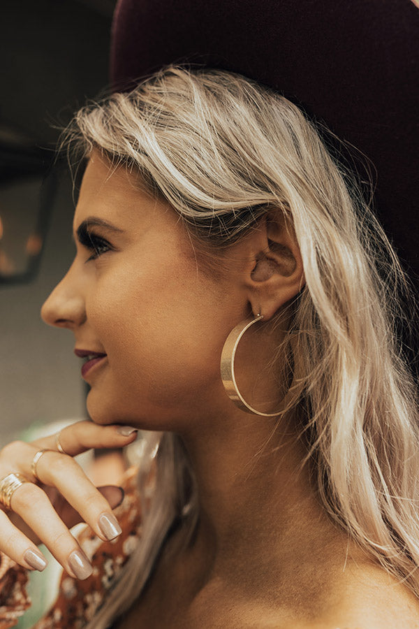 Anything Is Possible Hoop Earrings Image - 1
