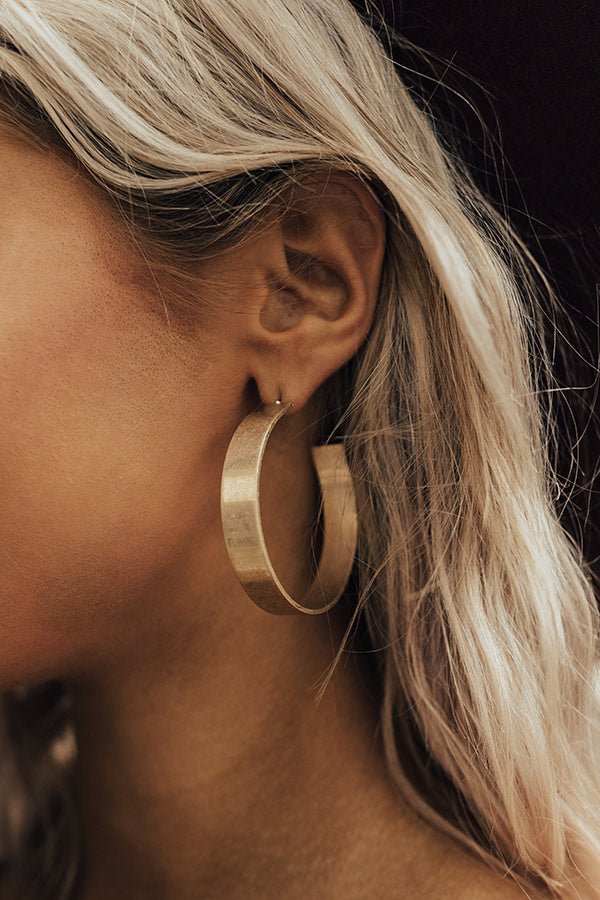Anything Is Possible Hoop Earrings Image - 2