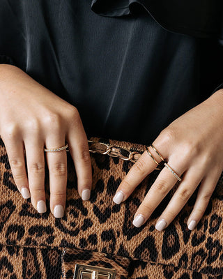 Kendra Scott Livy Ring Set Of 3 In Gold - Impressions Online Boutique