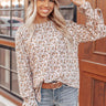 Vino Weekend Floral Shift Top Image - 1