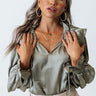 Serving Up Sass Necklace In Grey Image - 1