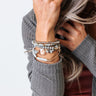Love This Feeling Bracelet Set In Grey Image - 1