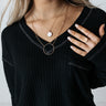 Serving Up Sass Necklace In White Image - 1