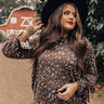 Expert Kindness Leopard Shift Top In Brown Curves Image - 1
