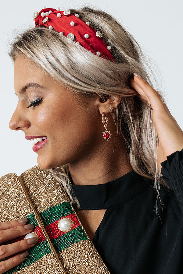 Magical Moment Earrings In Wine