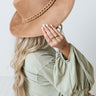Sweet Glance Fedora In Iced Latte Image - 1