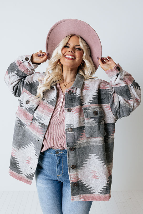 Skiing In Style Jacket In Grey Curves Image - 1