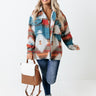 Skiing In Style Jacket In Teal Image - 1