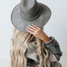Sweet Glance Fedora In Grey Image - 1
